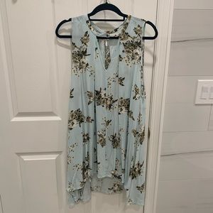 Blue Floral Free People Dress